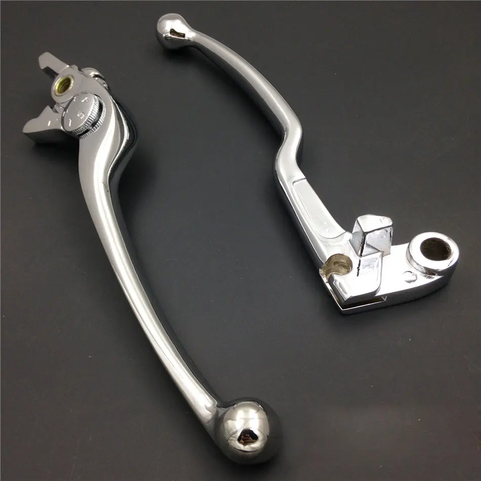 

Brake Clutch Handle Levers For Yamaha YZF-R1 YZF R6 YZF-R6S FZ1 FZS1000 Motorcycle Billet Black / Chrome
