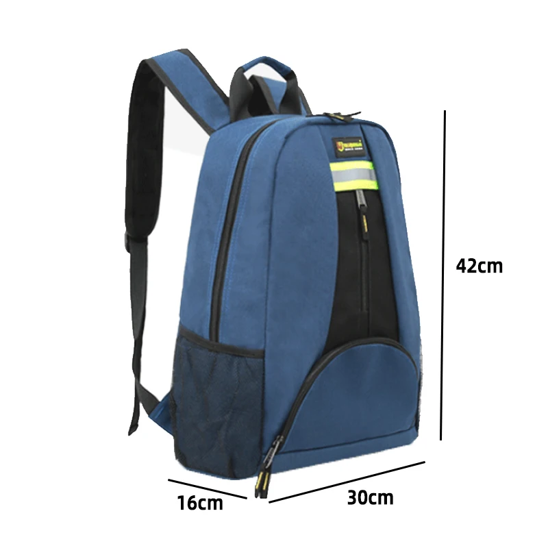 1 PC Shoulder Toolkit Multifunctional Backpack Elevator Maintenance Kit Thickened Double Shoulder Electrician Bag