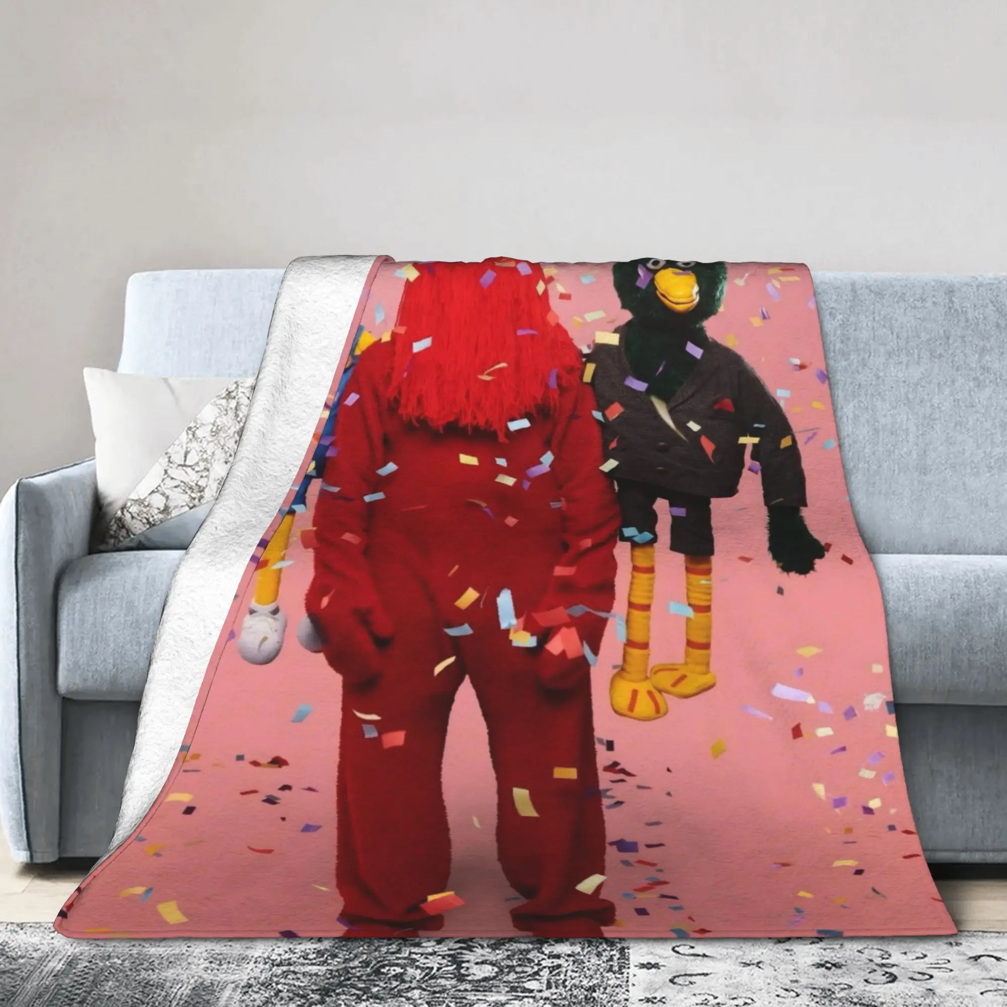Don't Hug Me I'm Scared Merch Blankets Ultra-Soft Flannel  Throw Blankets Cozy Quilt