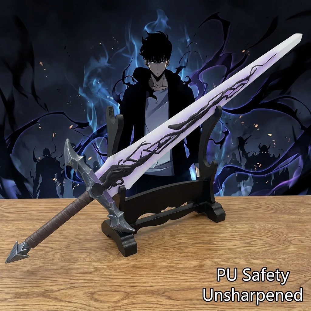 

43inch Solo Katana Sword Giant Xiaoyu PU Blade Knife Anime Real Size Japanese Samurai Sabre Cosplay Prop Home Decor Toy Gift