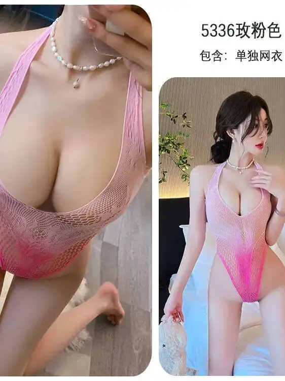 เซ็กซี่โปร่งใสเซ็กซี่ One-piece Fishnet บอดี้สูทผู้หญิง Rompers เสื้อผ้าชุดสูทตาข่ายลูกไม้ Sheer ผู้หญิงเซ็กซี่ร้อน Tops V65D