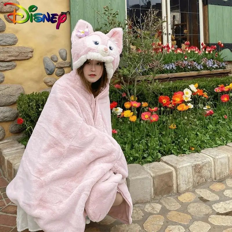 

Disney Lingna Belle Star Delu Shirley Mei Ke Qi An Warm Blanket Shawl Blanket Cloak Blanket Girl Plush Valentine's Day Gift