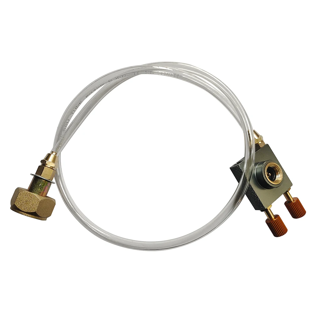 Europe Outdoor Gas Stove Gas Refill Adapter Hiking Camping Burner Bridge card type Long Flat Gas Tank Furnace Coupler Connector