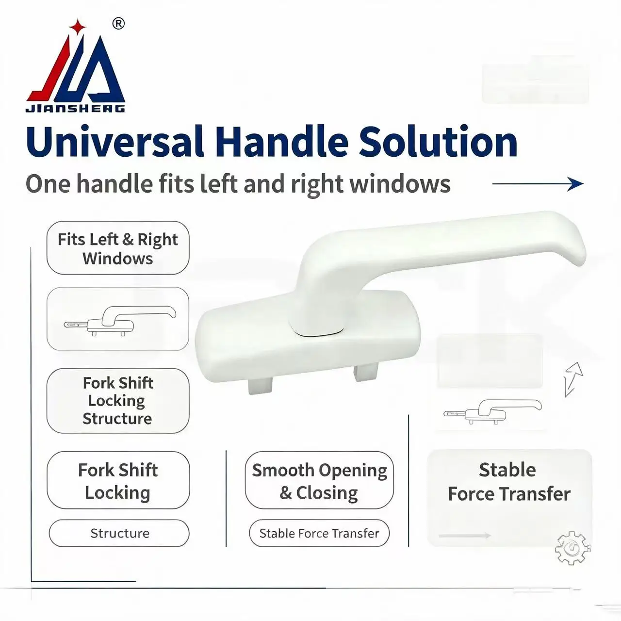 Arch Handle Home Improvement Aluminum Screen Internal Open Door Window Hardware Garden Sun Room Balcony General High-end Handles