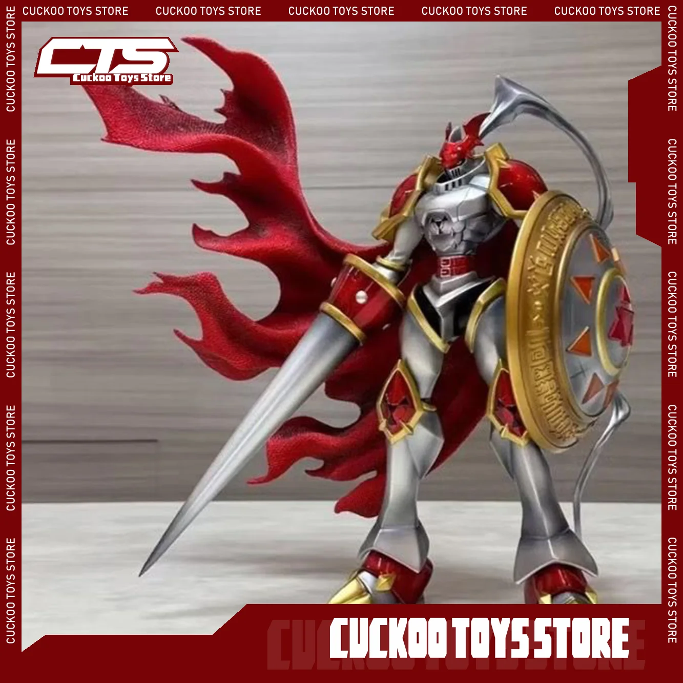 

In Stock 37cm Anime Digimon Adventure Figure Gallantmon Figure Pvc Model Collection Desk Decor Statue Model Decor Gifts Toys