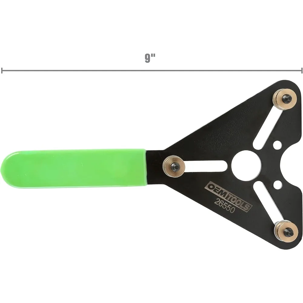 أداة تثبيت القابض OEMTOOLS 26550 A/C، دبوس قابل للتعديل، تناسب المركبات مع مسامير تثبيت قابض مروحة 1/4 بوصة - 20، مكيف هواء السيارة #2