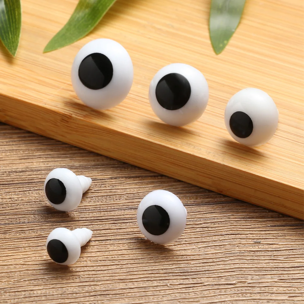 100Pcs Plastic Animal Safety Eyes For Toys Crochet Teddy Bear Stuffed For Dolls Craft Amigurumi Accessories10/12/14/16/18/20mm