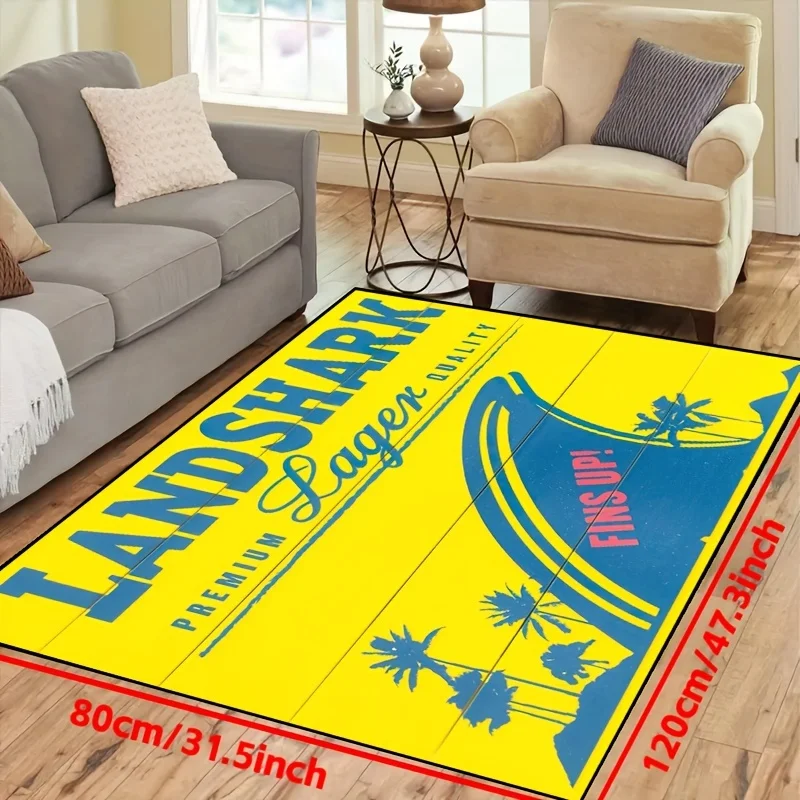 VIKAMA الإبداعية الدوري الاميركي للمحترفين دخول باب الحمام امتصاص الماء السجاد المضادة للانزلاق طاولة القهوة لغرفة المعيشة الكلمة حصيرة ديكور المنزل #5