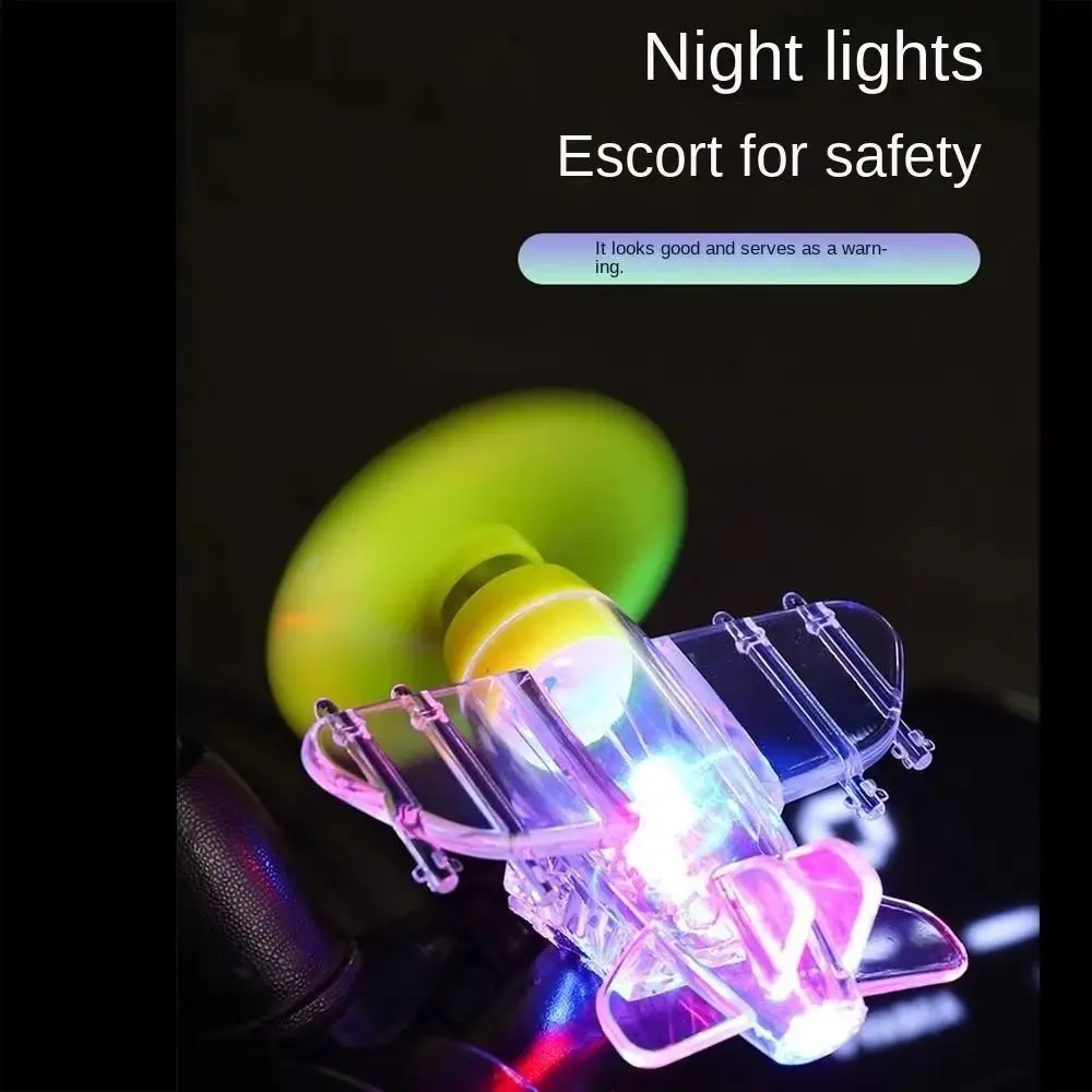 With Traceless Adhesive Small Airplane Car Decorations Light Warning Effect Safe Riding Mini Airplane LED Light High Quality