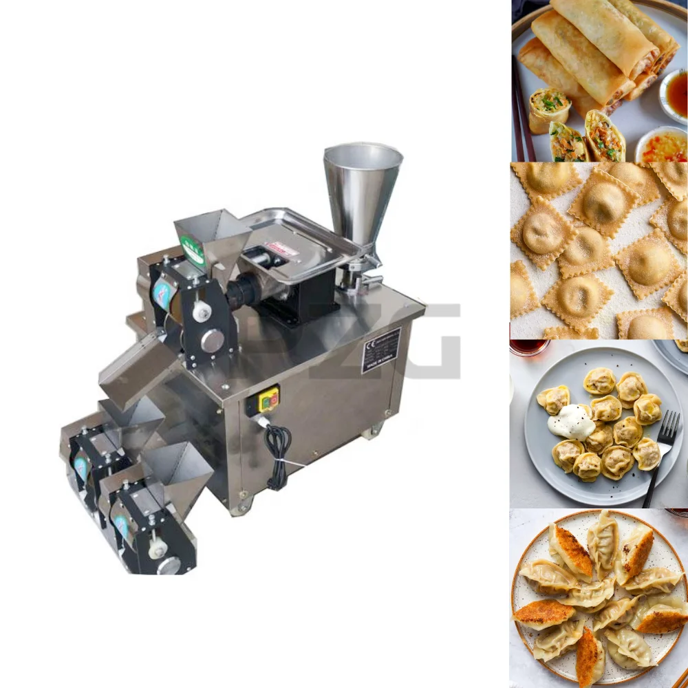 110/220v Pastry Automatic Momos Dumpling Gyoza Machine Russia Ravioli Tortellini Pierogi Pelmeni Empanada Samosa Making Machine