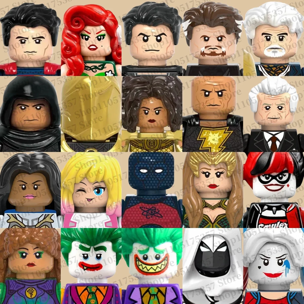 

Disney series character building blocks children's humanoid dolls classic toys educational games party gifts mini DIY brick toys