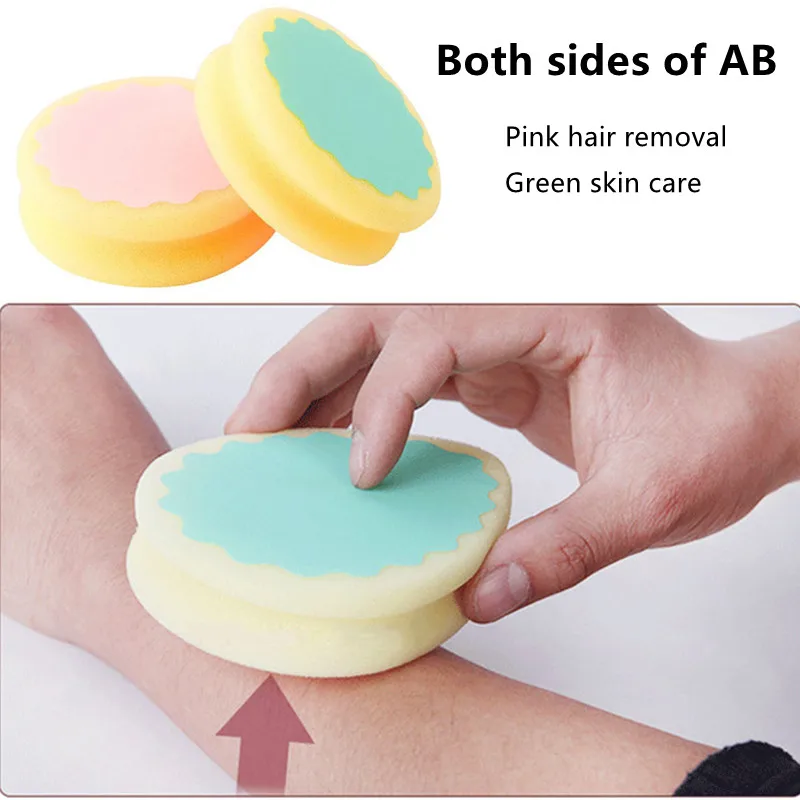 

Hot 1pcs Sponges Beauty Magic Painless Hair Removal Depilation Sponge Pad Remove Hair Remover Soft Depilation Tools