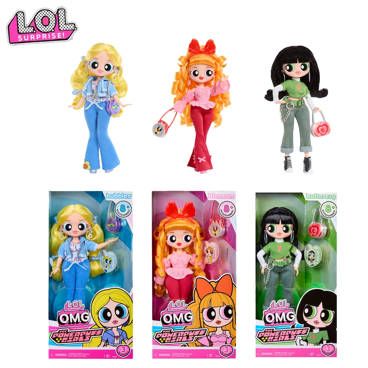 original-lol-surprise-omg-the-powerpuff-girls-blossom-bubbles-buttercup-fashion-doll-action-figure-cute-girl-model-kids-gift-toy