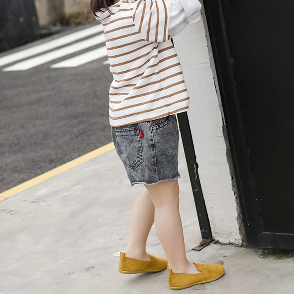 

1 пара детских повседневных кроссовок, размер 27, желтые, удобная нескользящая детская уличная обувь, летняя обувь для малышей