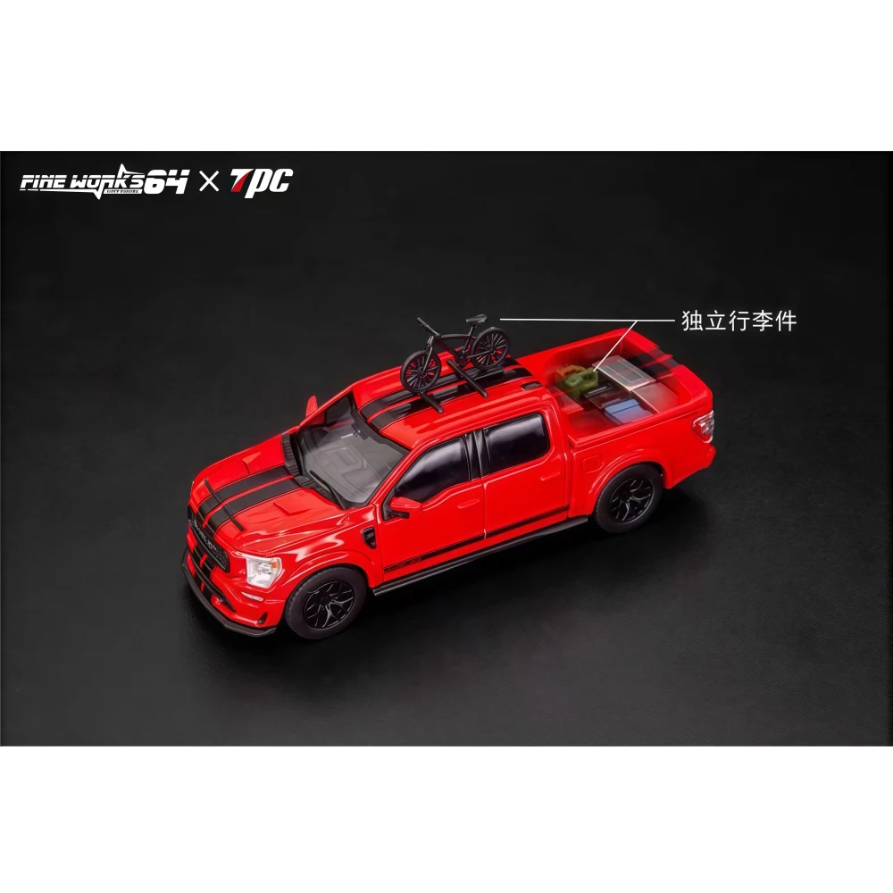 Fine Works 1:64 Shelby F150 Pickup Truck Diecast Model Car view 4