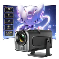 DOAN 4K Android 11 Projector Native 720P 300ANSI HY320 Mini Dual Wifi6 BT5.2 720P portable Projetor