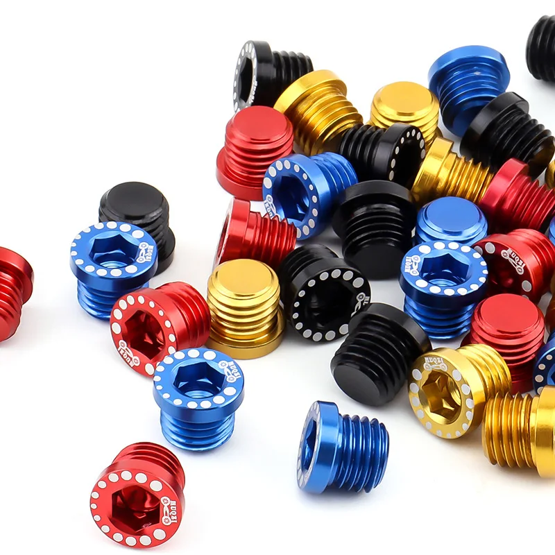 MUQZI Bicycle Aluminum Screw Bolt For V Brake Hole V Brake Boss Cantilever Brakes Post Mount Screws M10*1.25 bike