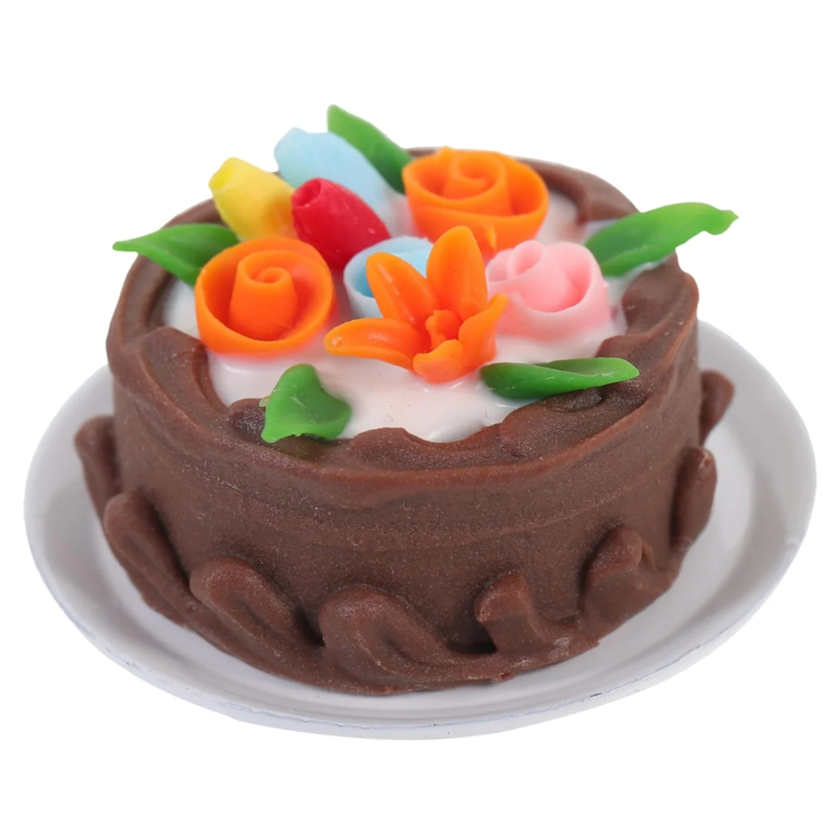 A71P طعام صغير كعكة وهمية كعكة كب كيك اصطناعية نموذج ديكور عتيق كعكة الزينة التظاهر الراتنج كعكة صغيرة C #1