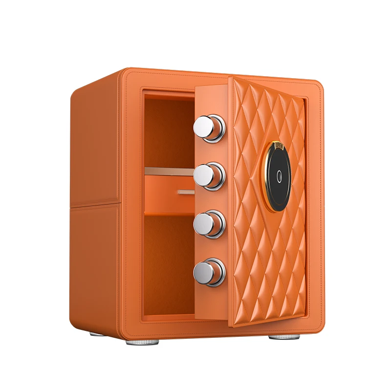 

Бытовой маленький 45/55 см отпечаток пальца Wi-Fi многофункциональный умный противоугонный кожаный сейф