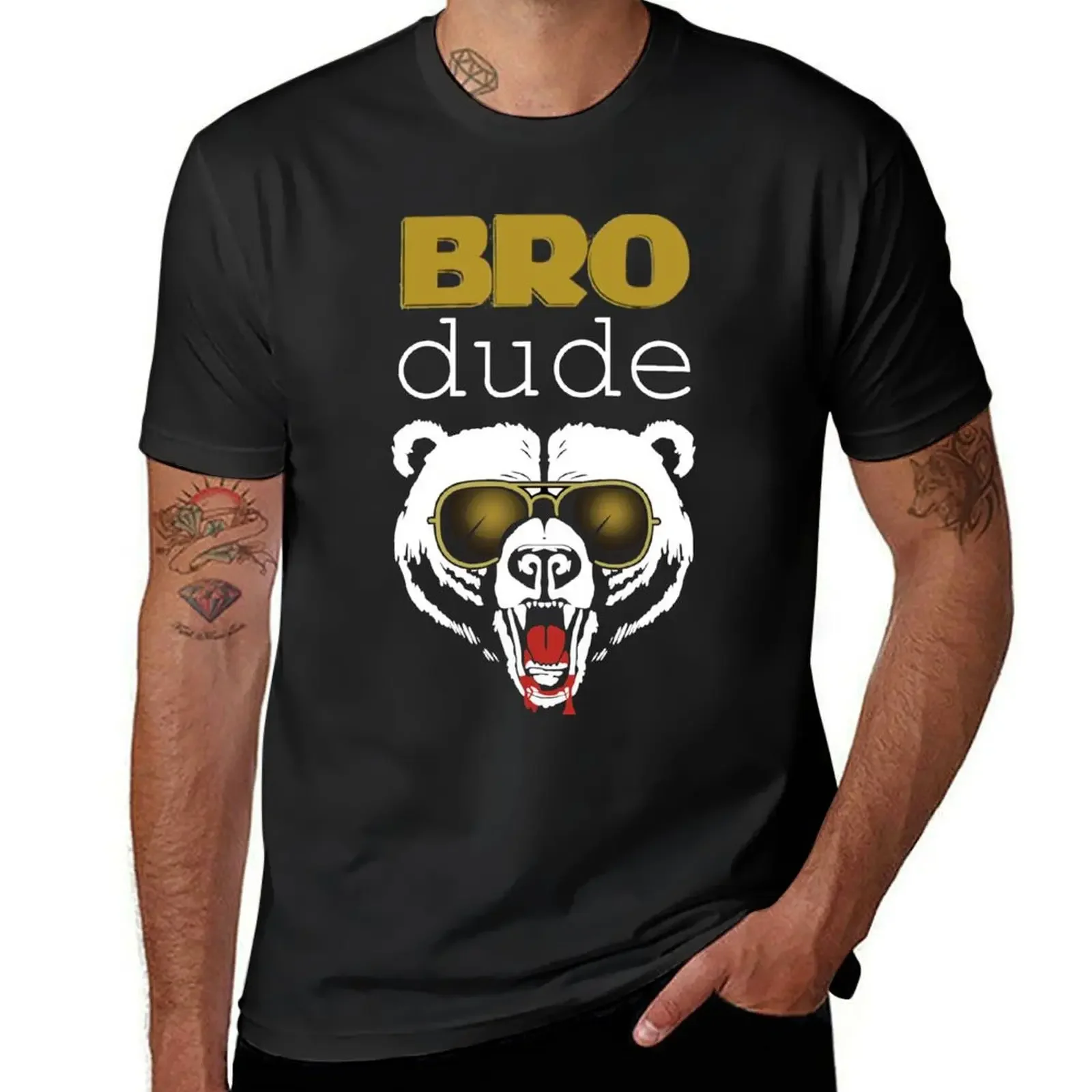 

Bro Dude Energy - Letterkenny Season 8 T-Shirt oversized tshirts personalised quick-drying shirts men