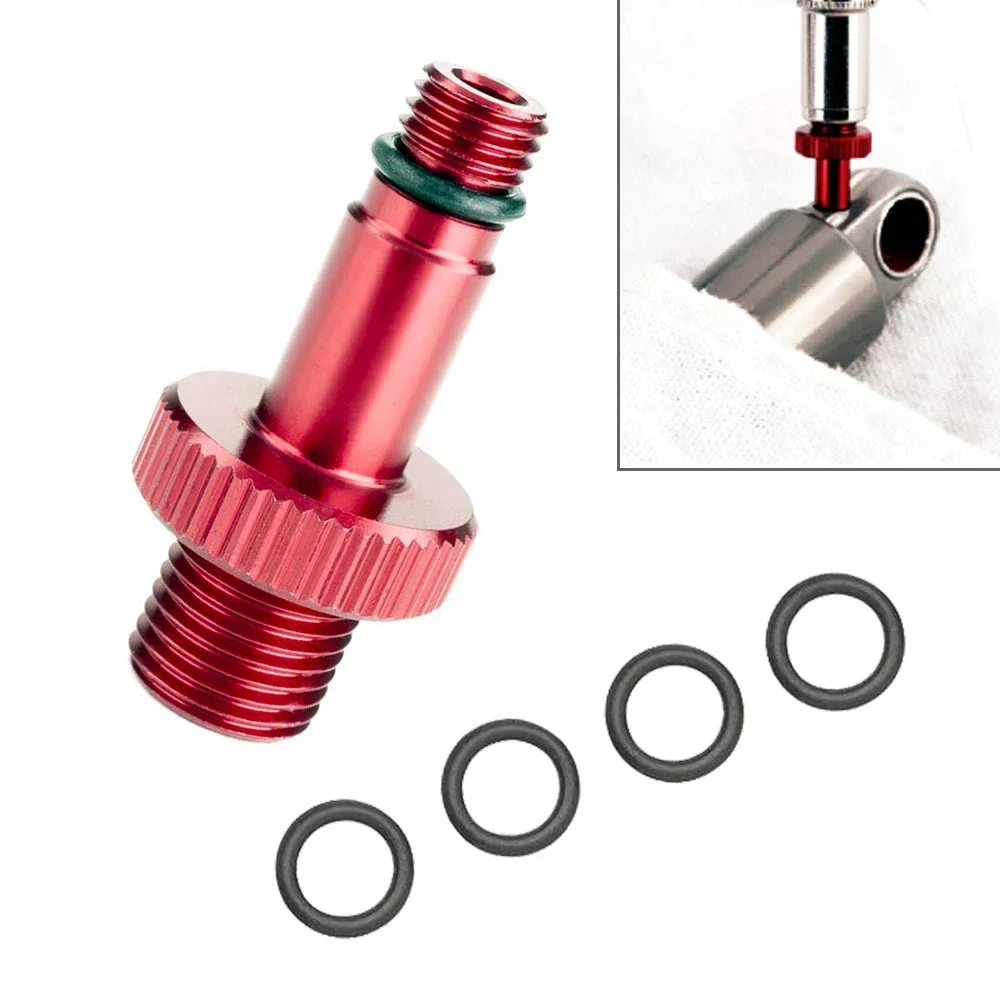 Adaptador de válvula de ar traseira para bicicleta, redutor de pressão rockshox monarch para amortecedor de pressão marzocchi para ferramentas de bombeamento ifp