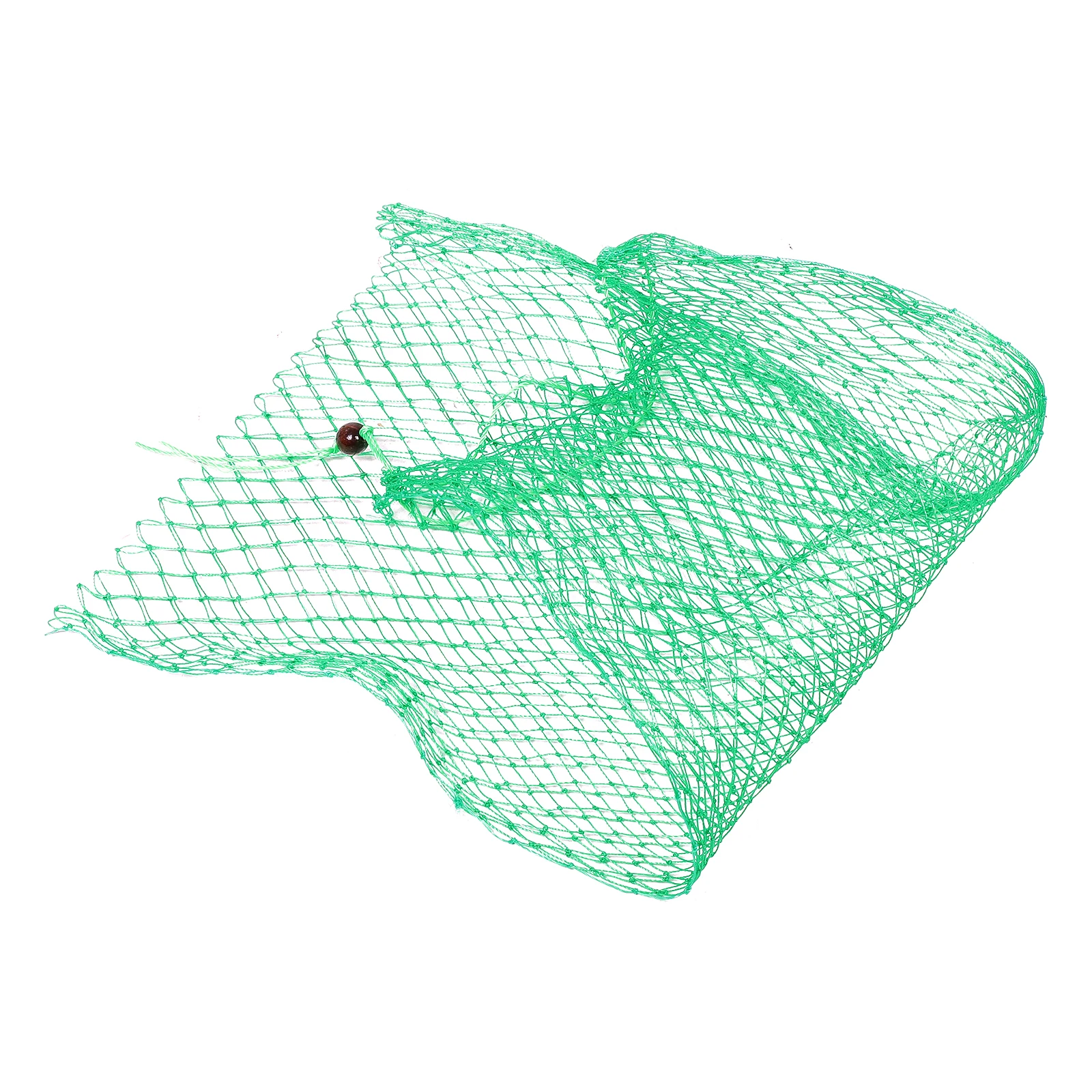 

1pc Fish Guard Mesh Bag 18 Strands Nylon Net Foldable Fishing Gear Lobster Catcher Durable Storage Bags Fish Farm Supplies