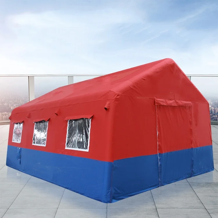 Large Outdoor Disaster Relief Inflatable Tent Thickened Emergency Fire Command Tent