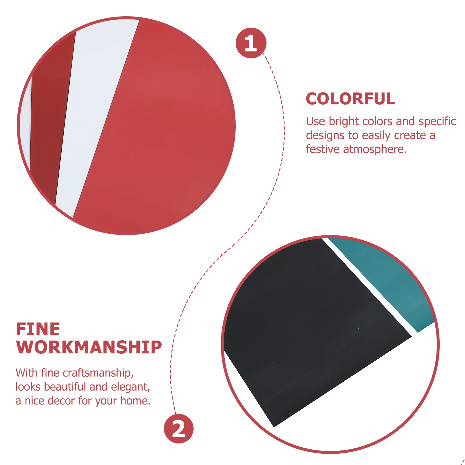 

3pcs Double Sided Photography Papers Coated Double-Sided Photography Papers Background Flat Lay Colors Photo Studio