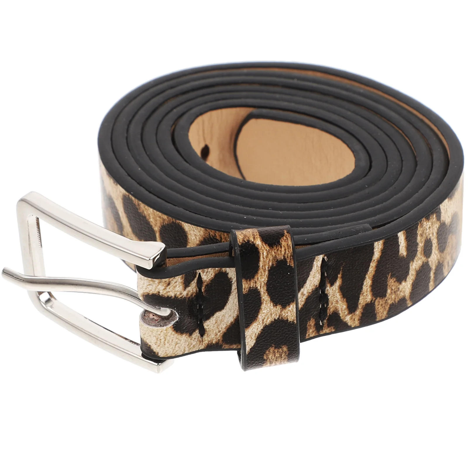

Leopard Belt Women PU Light Brown Fashion Decoration Belts for Jeans Pants Elegant Style Women Belts for Jeans