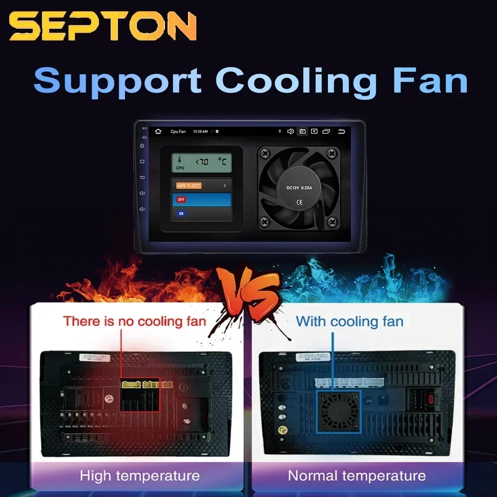 راديو سيارة أندرويد سيبتون لسيارة تويوتا سينتا 2010 - 2015 نظام تحديد المواقع 4G NET 8 Core Carplay 8 + 256G مشغل فيديو الوسائط المتعددة #3