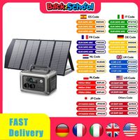 ALLPOWERS R600 Portable Powerstation with Solarpanel (Optional)，299Wh 600W LiFePO4 Battery for Home Backup Outdoors Camping RV