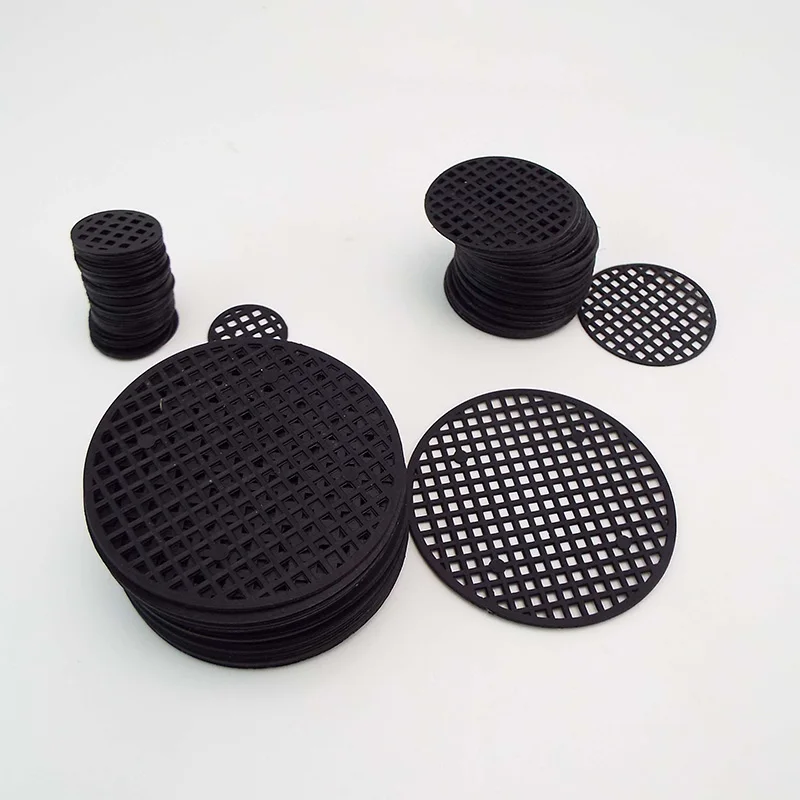 plastic Mesh Round Flower plant Pot tray Hole Bottom Pad for Bonsai Grid Mat Drainage Netting Hole Screen 2.5cm 4.5cm 7.5cm t