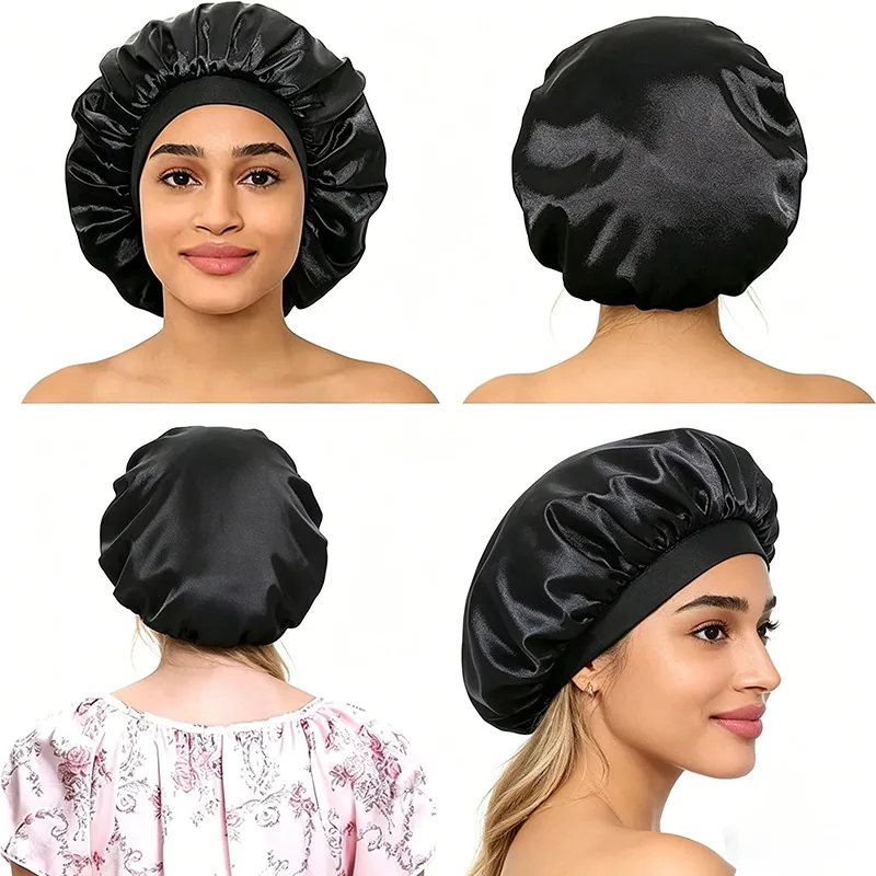 Chapéu de seda para as mulheres, chapéu de cetim, noite para dormir, melhor para dormir o cabelo, ym01