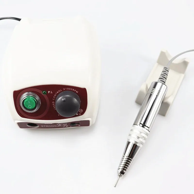 Sterke 207b 65W Schakelkast 35K/40K Nagelboor Nagels Kunst Handstuk Nagelvijl Apparatuur Manicure Machine Nagelvijl Set