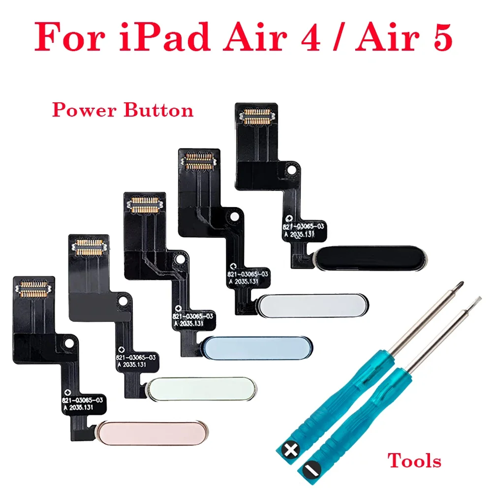 

Pop New Power Switch On Off Button Key Flex Cable For IPad Air 4 Air 5 4G Wifi 10.9 Inch A2316 A2324 A2325 No Fingerprint Funci