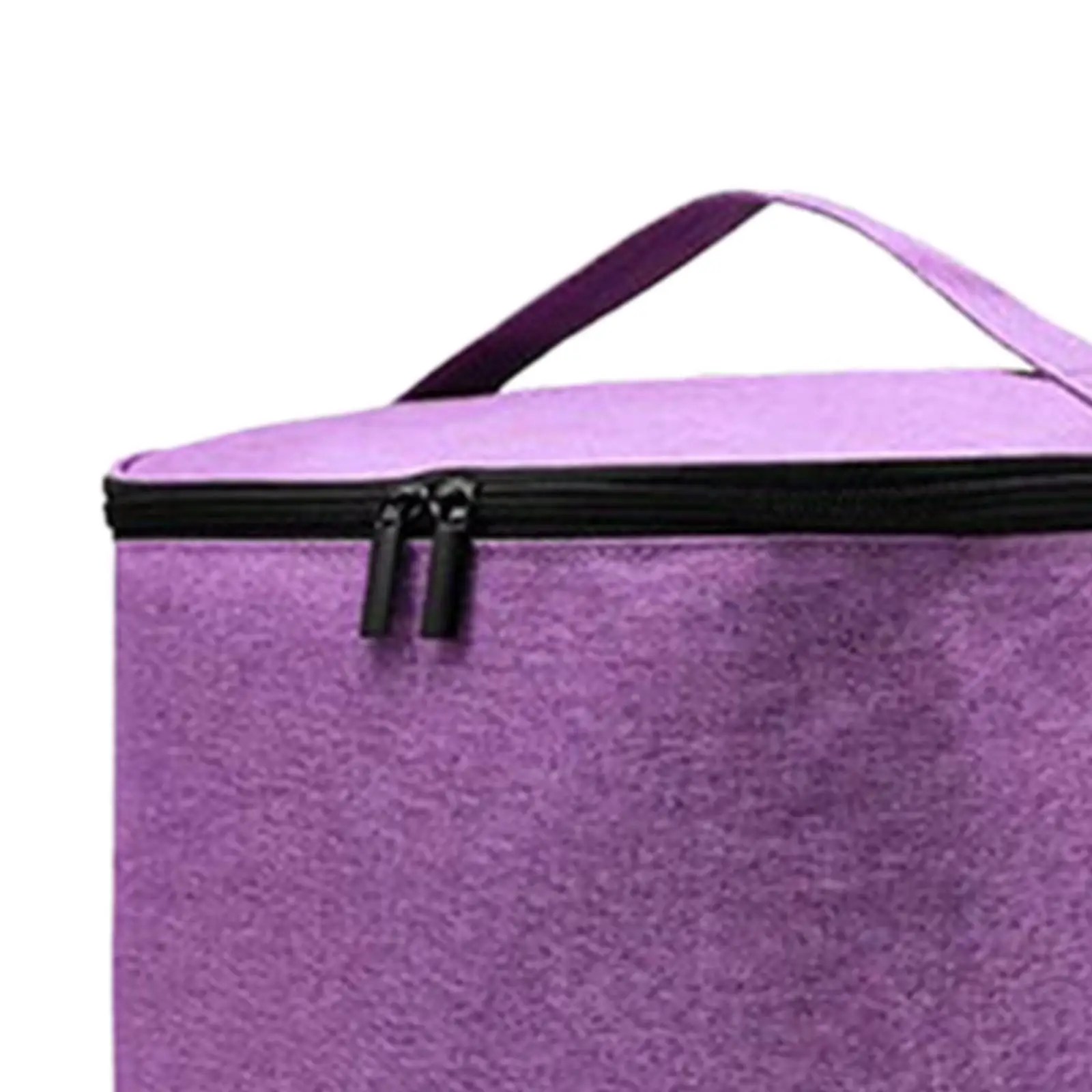 Nail Polish Carrying Case with Two Levels for Storage and Drying