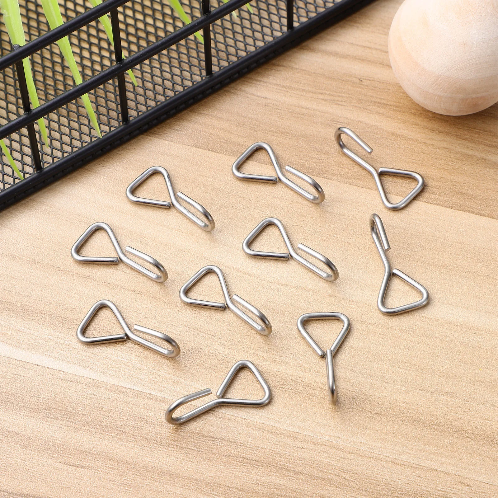 

100Pcs Metal S Hooks Heavy Duty Stainless Steel S Hook for Car Headrest Hooks Rope Hanging Binding Cargo Strap Secure Hold