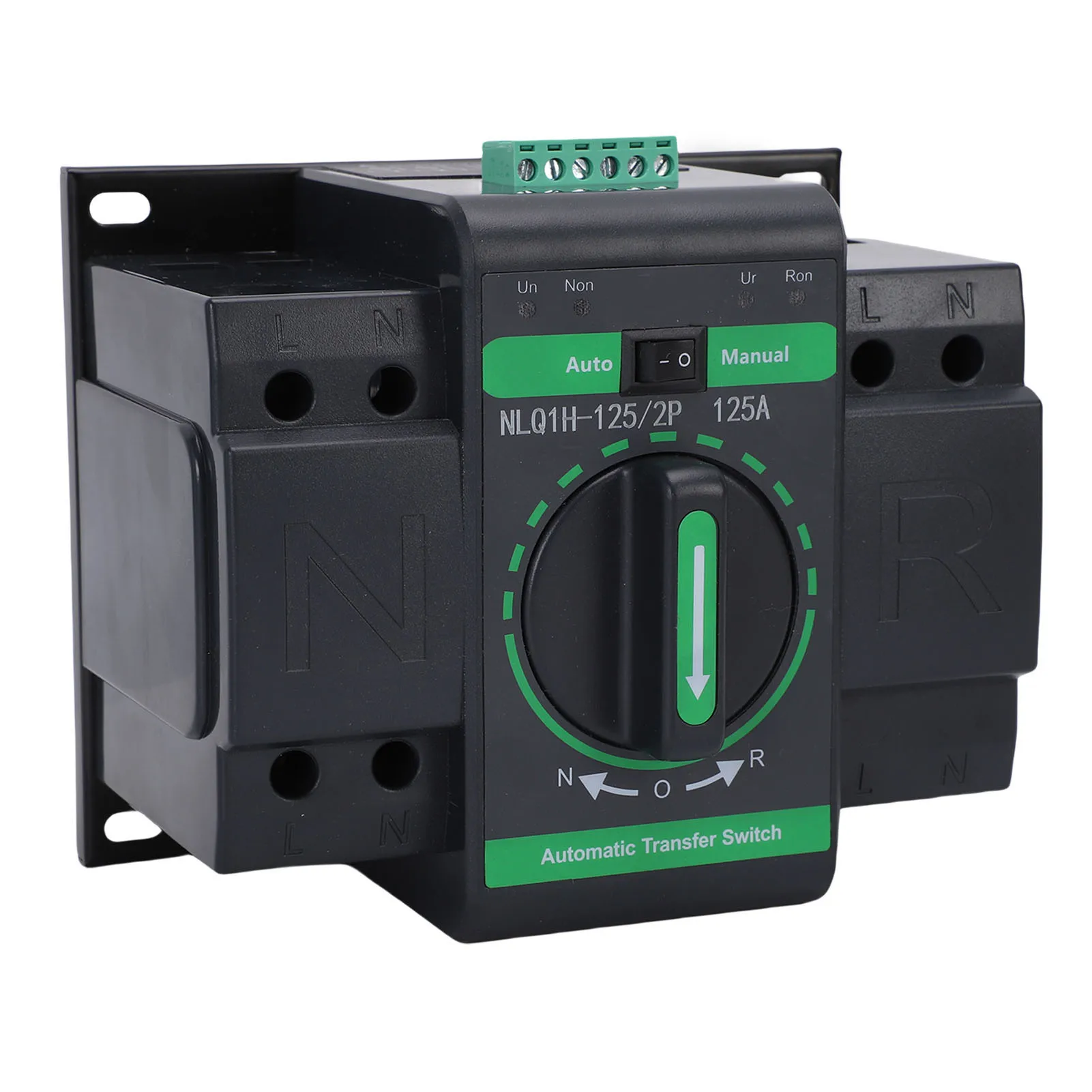 

Автоматический переключатель ввода резерва (АВР) 125А 2P, 2 входа 1 выход, с режимами автоматического и ручного переключения, тип изоляции уровня PC