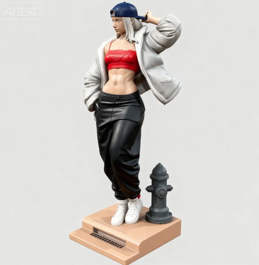

The height of man 50mm 75mm 90mm Resin model figure beauty kits colorless and self-assembled （3D Printing ）TD-7577/3D
