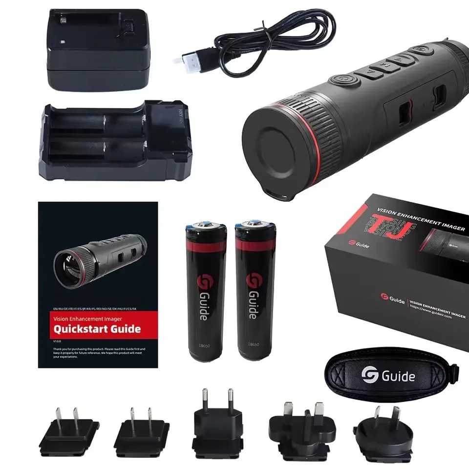 

Guide TJ430/660LZ Thermal Imager for Hunting Monocular Scope 20mk NETD 640PIX With 50mm Suitable For Hunting