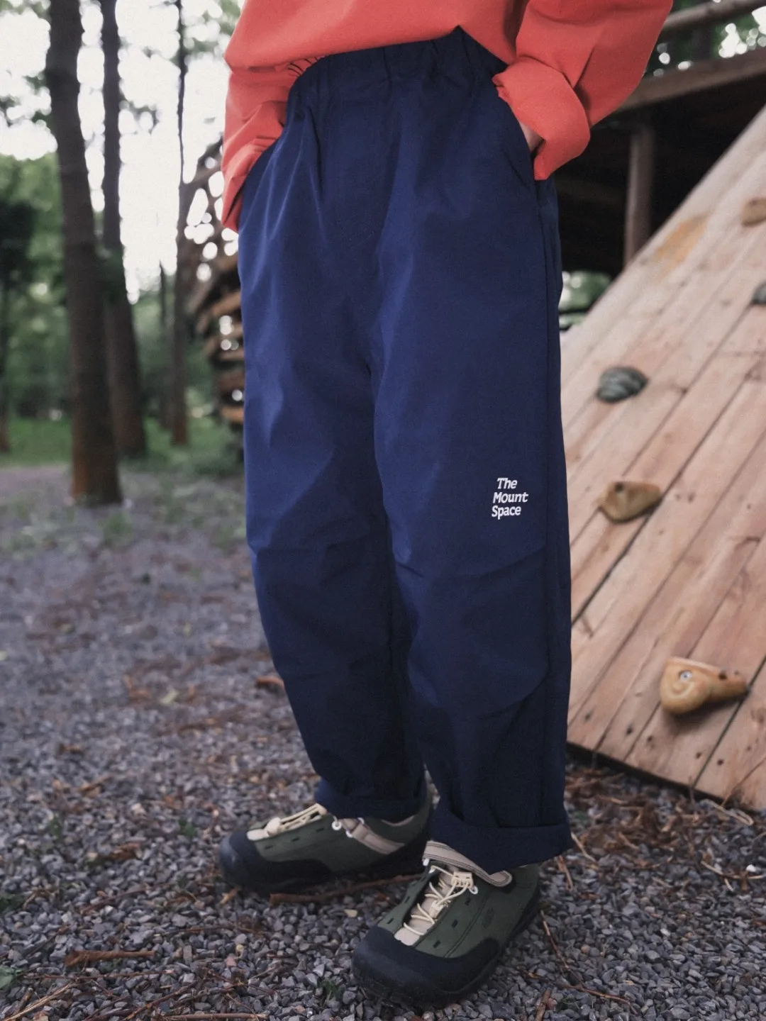 Outdoor Wearable Casual Pants for Boys Mountain Series Durable Trousers for Middle And Large Children Spring Autumn Season