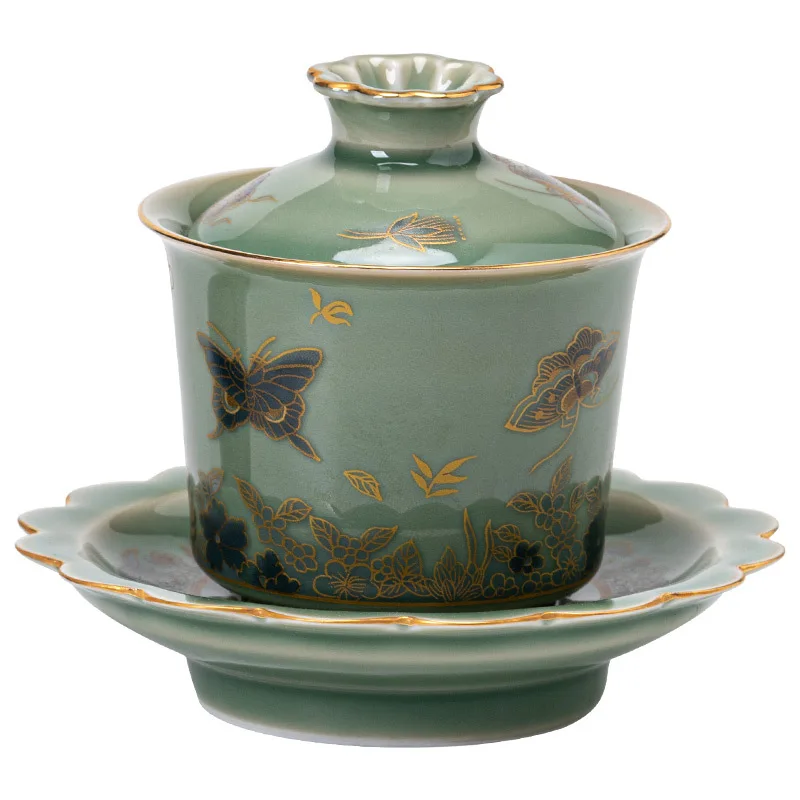 

Retro high-end teacup household not hot tea bowl