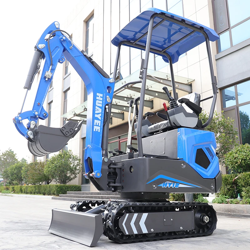 Recruit Agent 1 Ton Mini Excavator Fast Delivery EURO 5  Engine Small Digger Multifunctional Mini Excavator Crawler For Garden