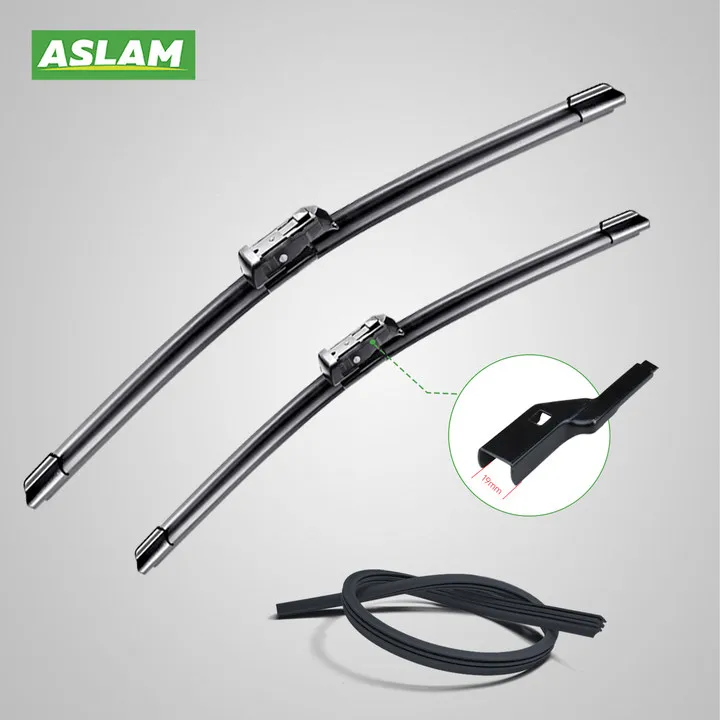 

ASLAM Wiper Front Windscreen Windshield Car Accessories Wiper Blades For vw GOLF VI 2009 24"+19"