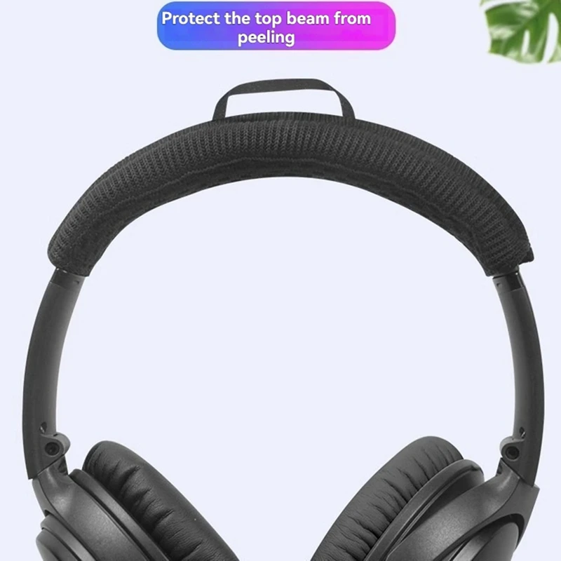 واقي عصابة رأس بسحاب لسماعات Bose QC35، QC45، QC25، ملحق متين متماسك، حماية مريحة معززة