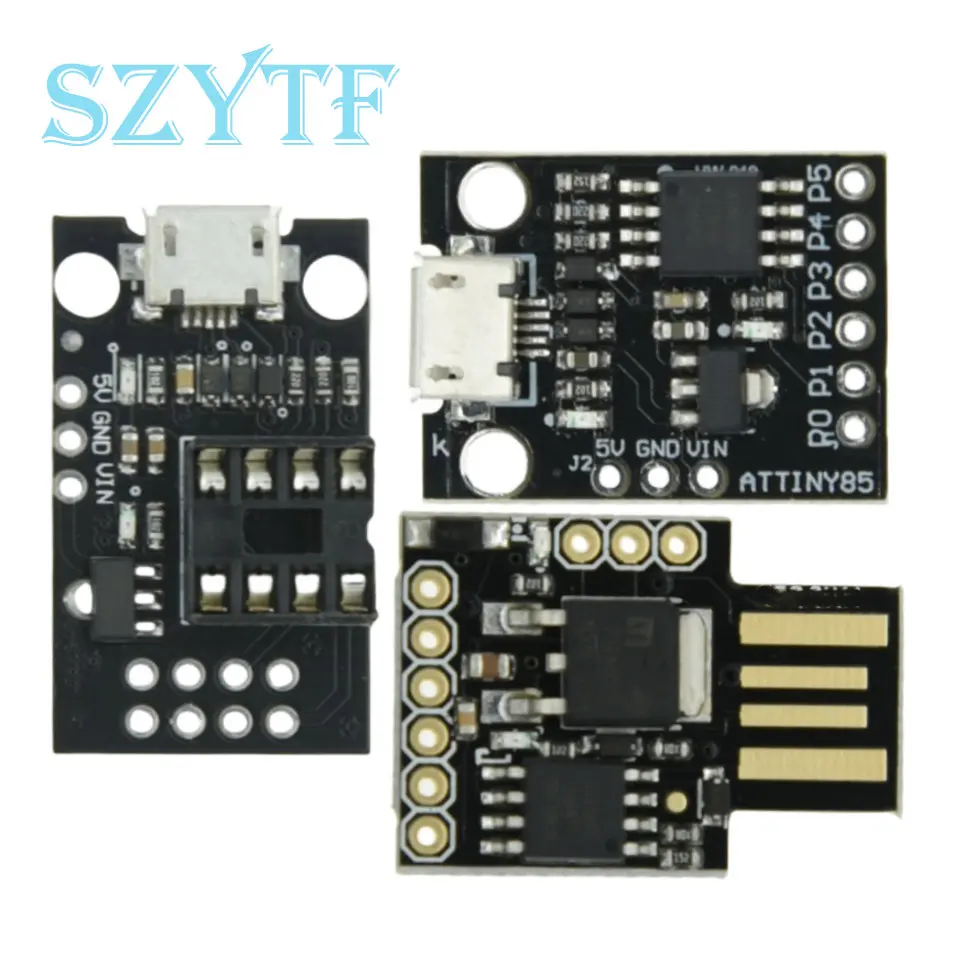 ATtiny85 Digispark Kickstarter moduł płytki rozwojowej Micro USB dla Arduino IIC I2C TWI SPI mikrokontroler małej mocy