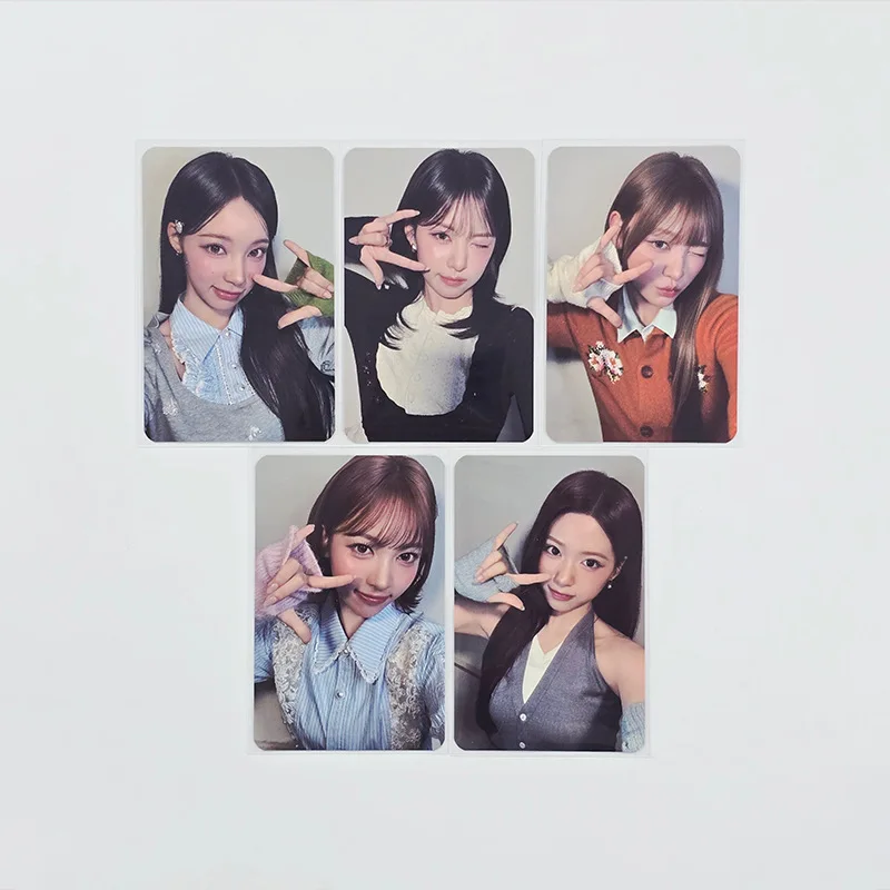 5Pcs/Set Idol RESCENE New Album Runaway Periphery Lomo Cards Postcards Special Bonus Cards Woni Liv Minami May Zena Fans Gifts image 6