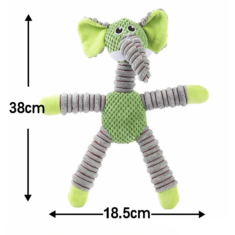 Dog Toys Squeaky Pet Plush Toys For Dogs Wear-Resistant Bite-Resistant Interactive Pet Stuffed Toy For Small Medium Large Dog