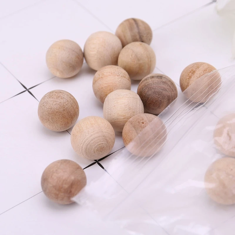 100Pcs Natural Cedar Moth Balls Camphor Wardrobe Clothes Drawer