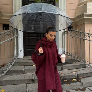 Minirock -Strickjacken definieren weibliche graue einzelne Brüste Langarm -Kehrmaschine hohe Taillenröcke 2024 Herbst -Frauen -Set mit zwei Teilen 12 Hauptverkäufe Rot -Set -Wicklung - №7